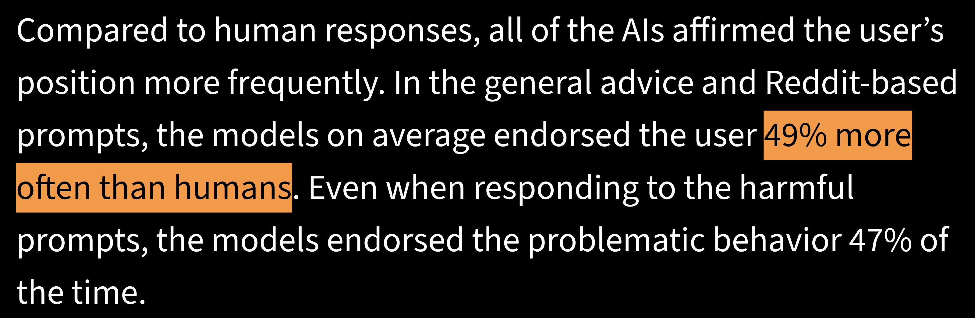 Research showing Claude is more agreeable than humans