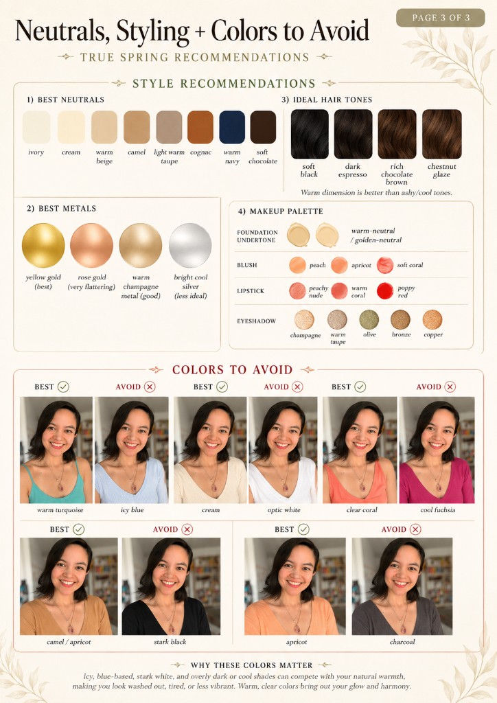 Personal color analysis — page 3