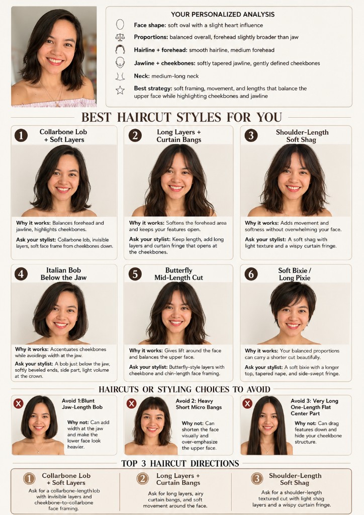 Hairstyle guide output