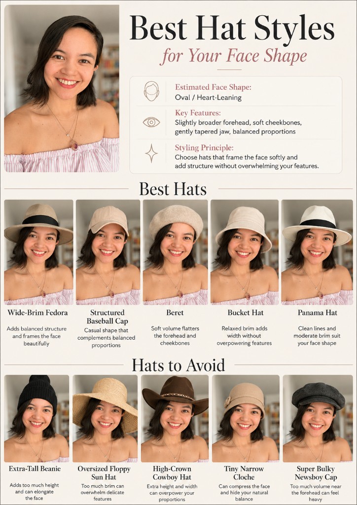 Hat style guide output