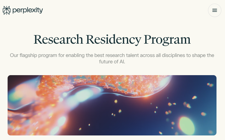 Perplexity Research Residency Program